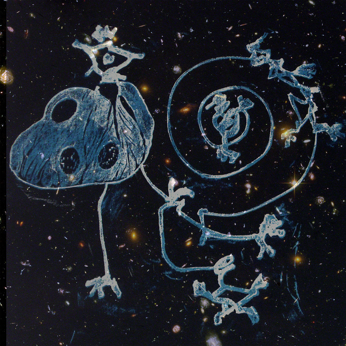 Max Ernst Universum (LSD Blotter Sheet)