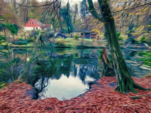 Wandering as Impressionists through the autumnal Schwentine